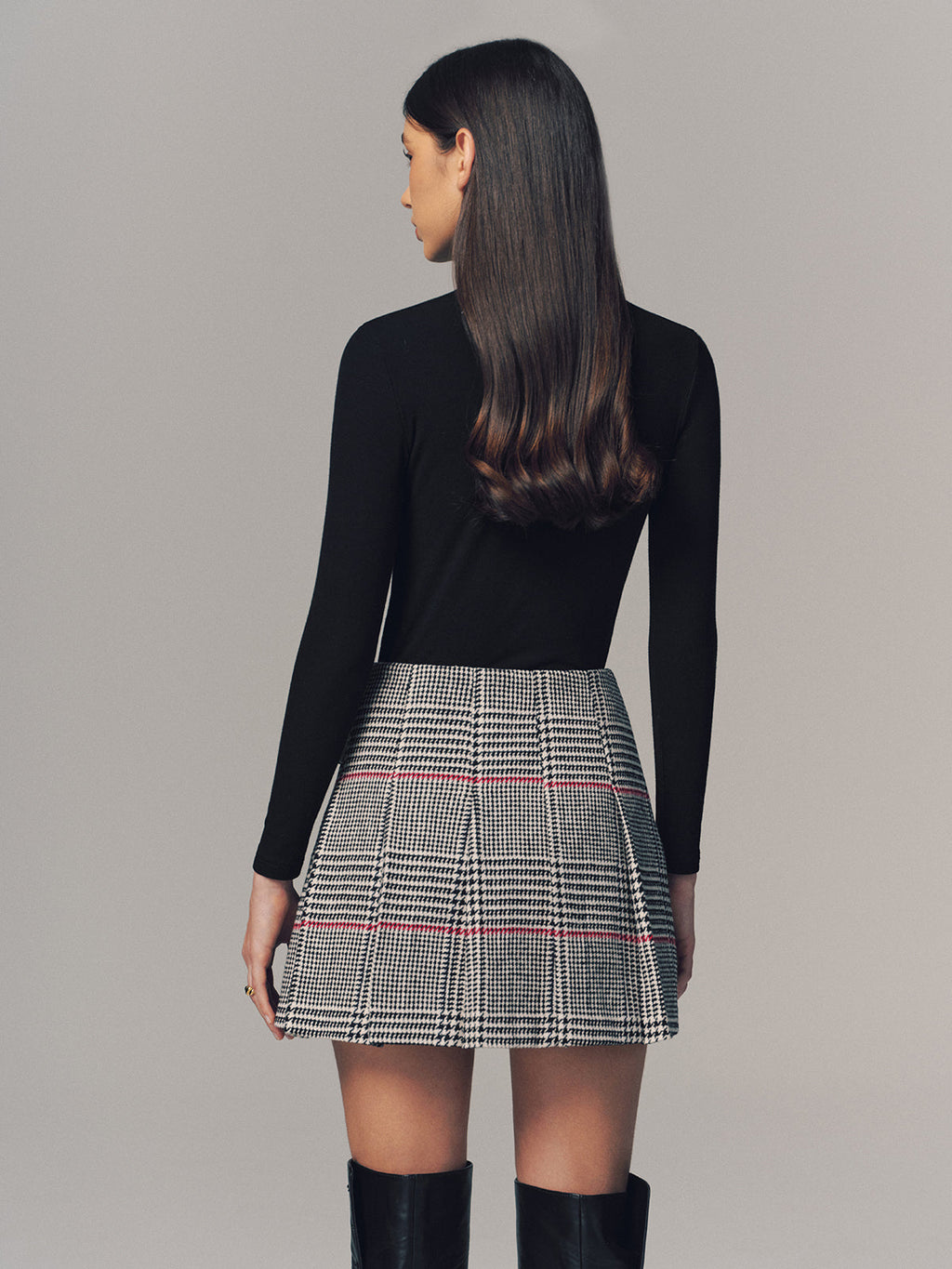 Double Belt Adore Mini Skirt