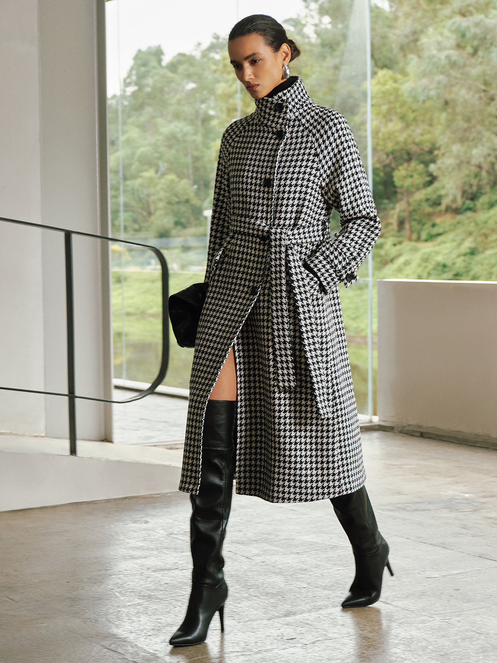 Regent Belted PoshTweed Trench Coat