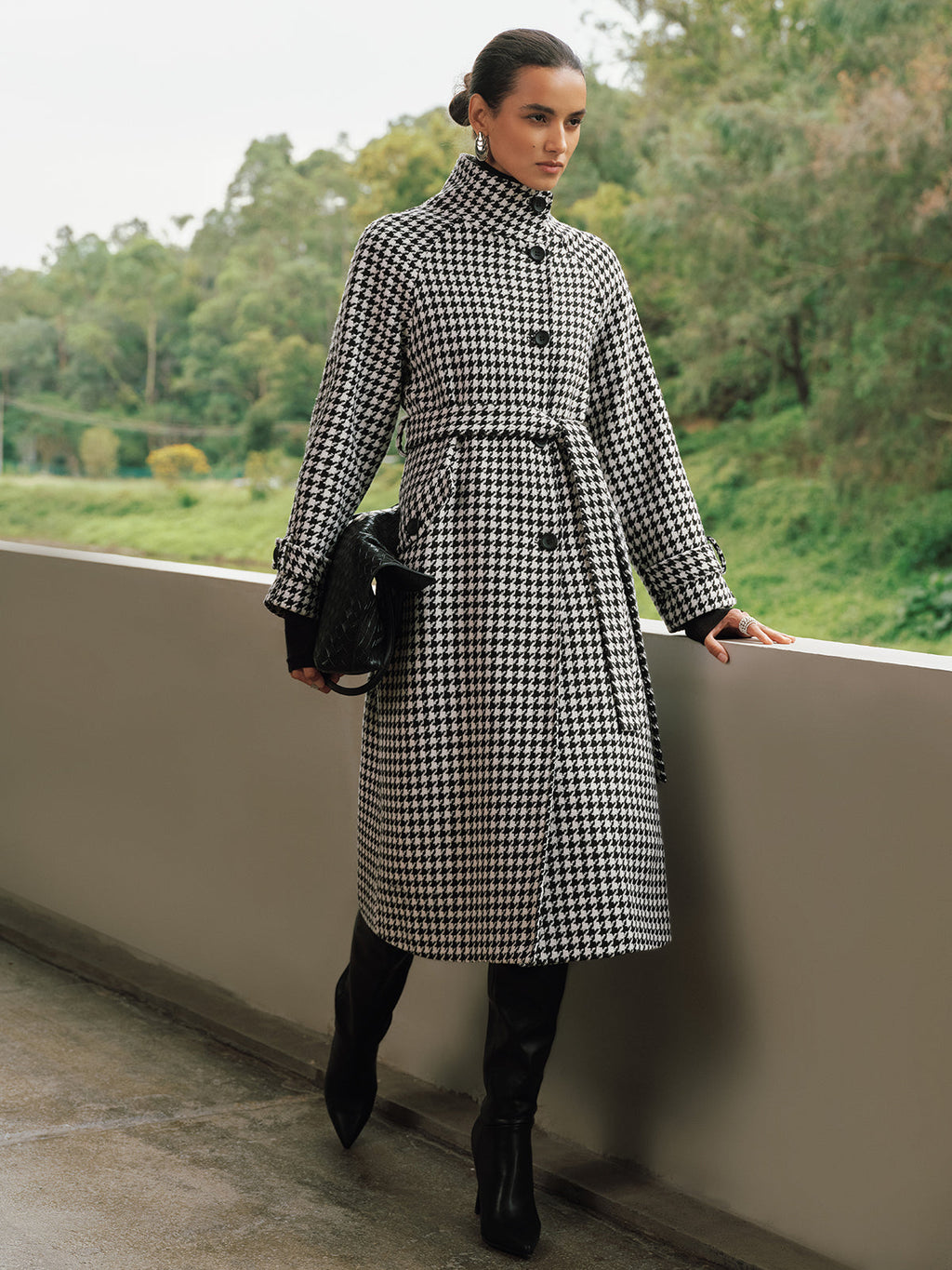Regent Belted PoshTweed Trench Coat