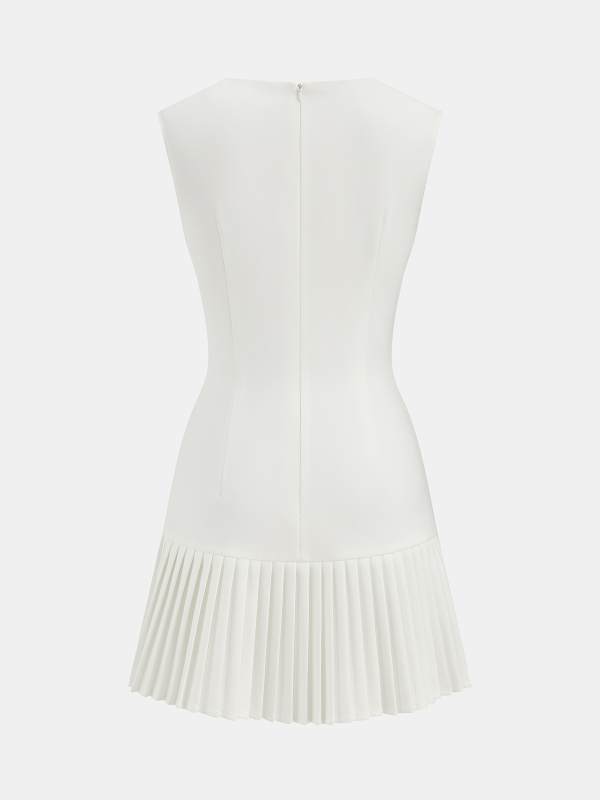 Georgina Sleeveless Pleated Mini Dress
