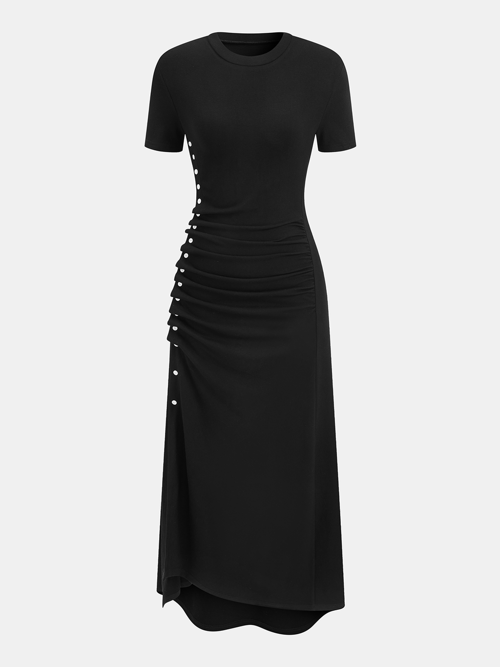 Aria Short-Sleeve Classic Dress