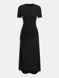 Aria Short-Sleeve Classic Dress