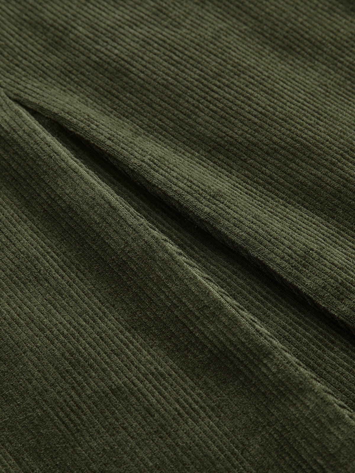 Harvest Pleated Corduroy Midi Skirt