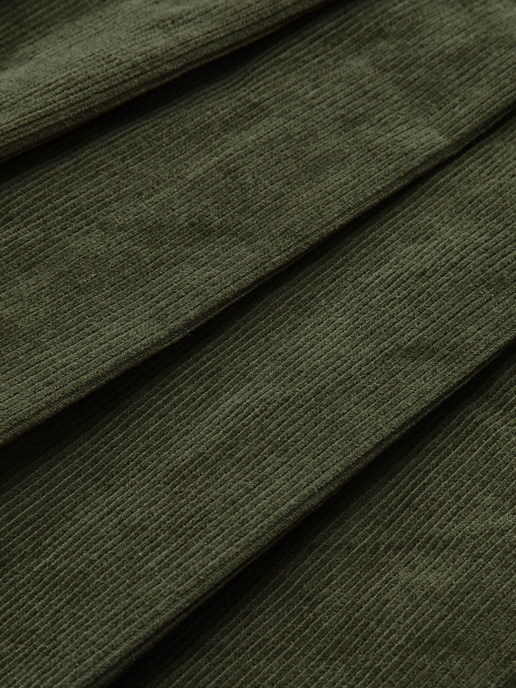 Harvest Pleated Corduroy Midi Skirt