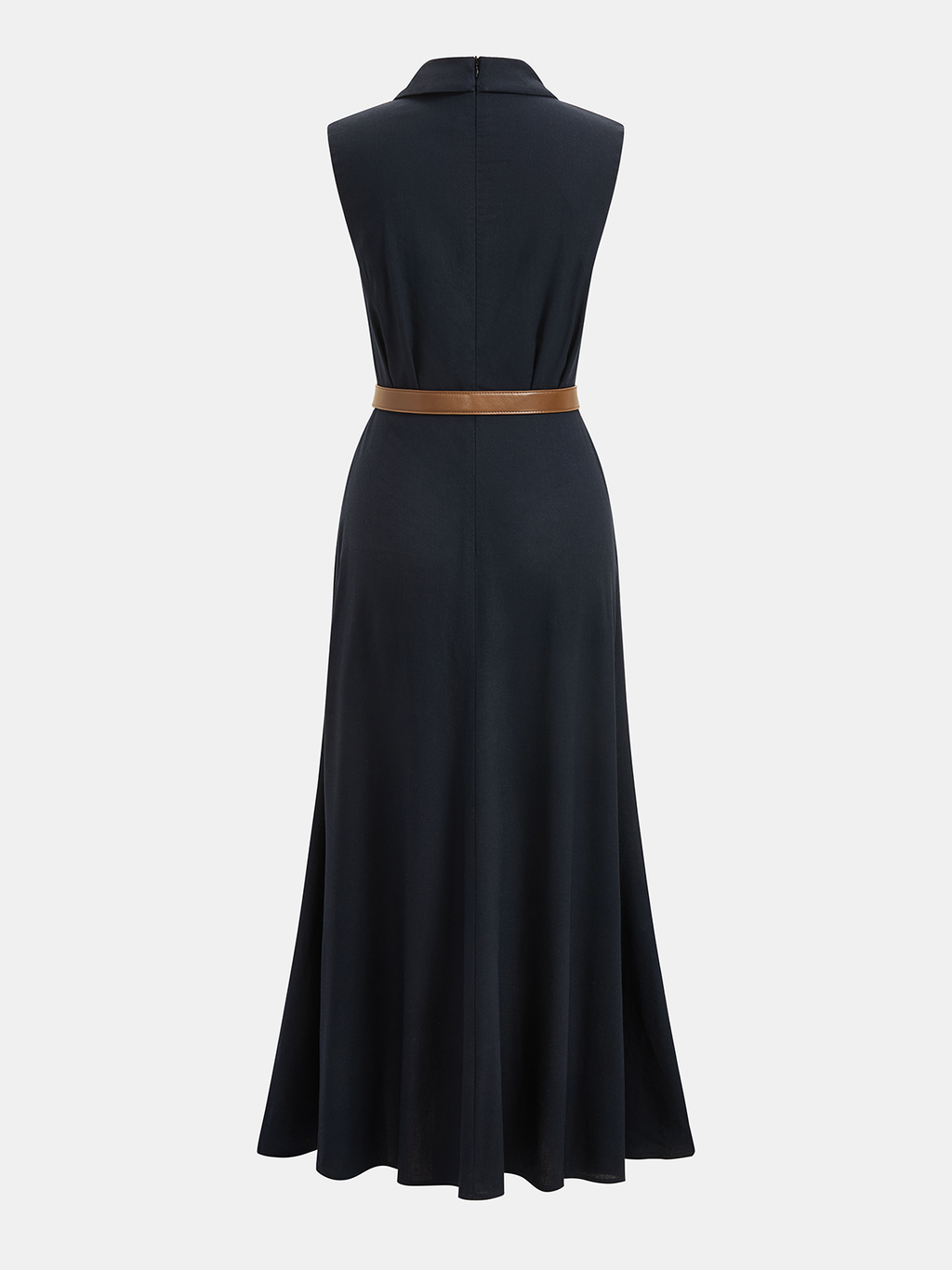 Draped Luxe Belted Wrap Maxi Dress