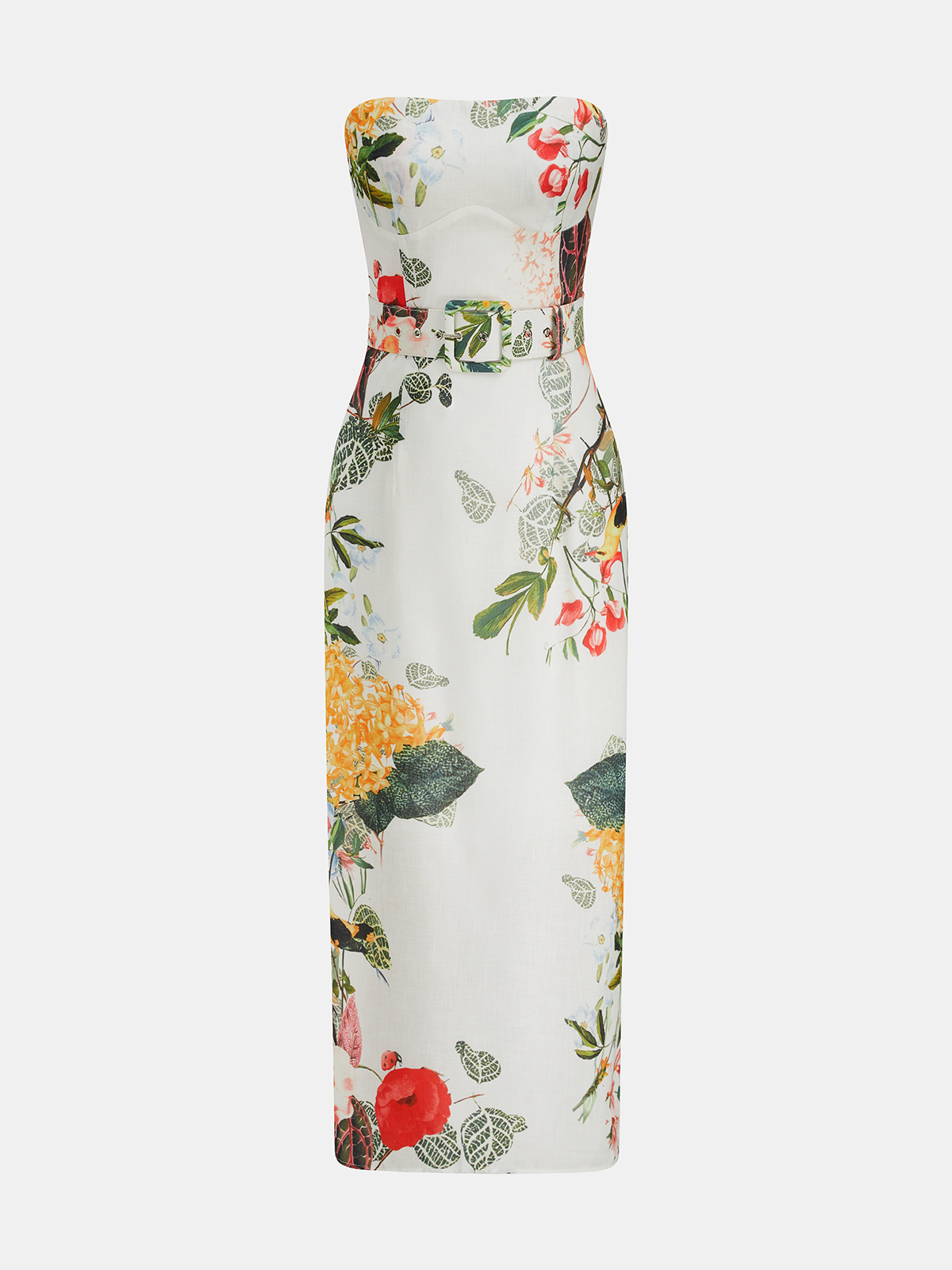 Floral Hour Belted Maxi Dress