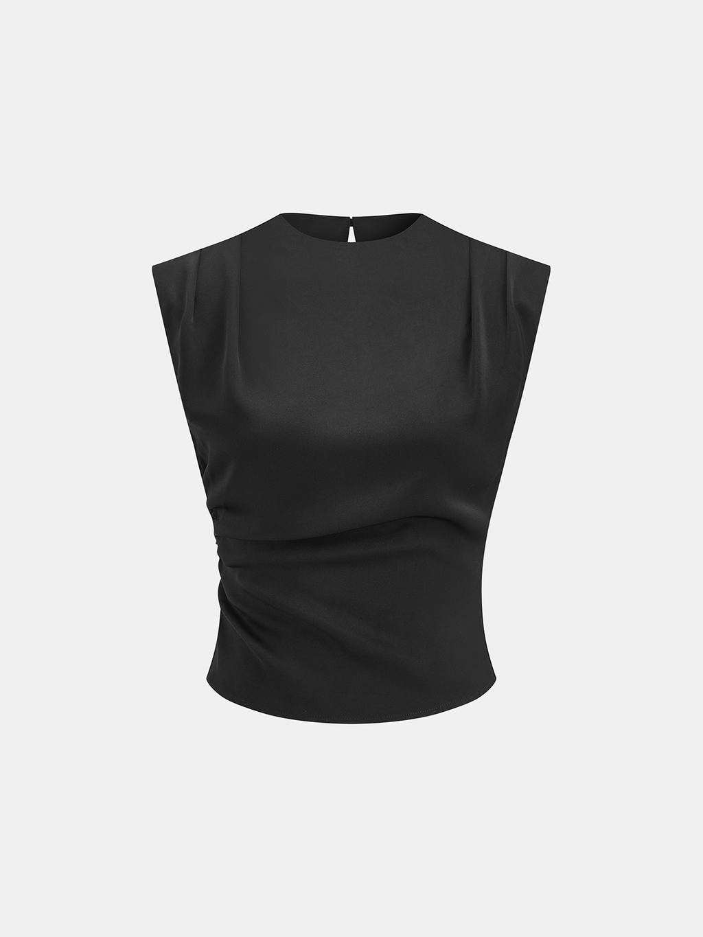 Sculpted Sleeveless Top & Pleated Pants Set