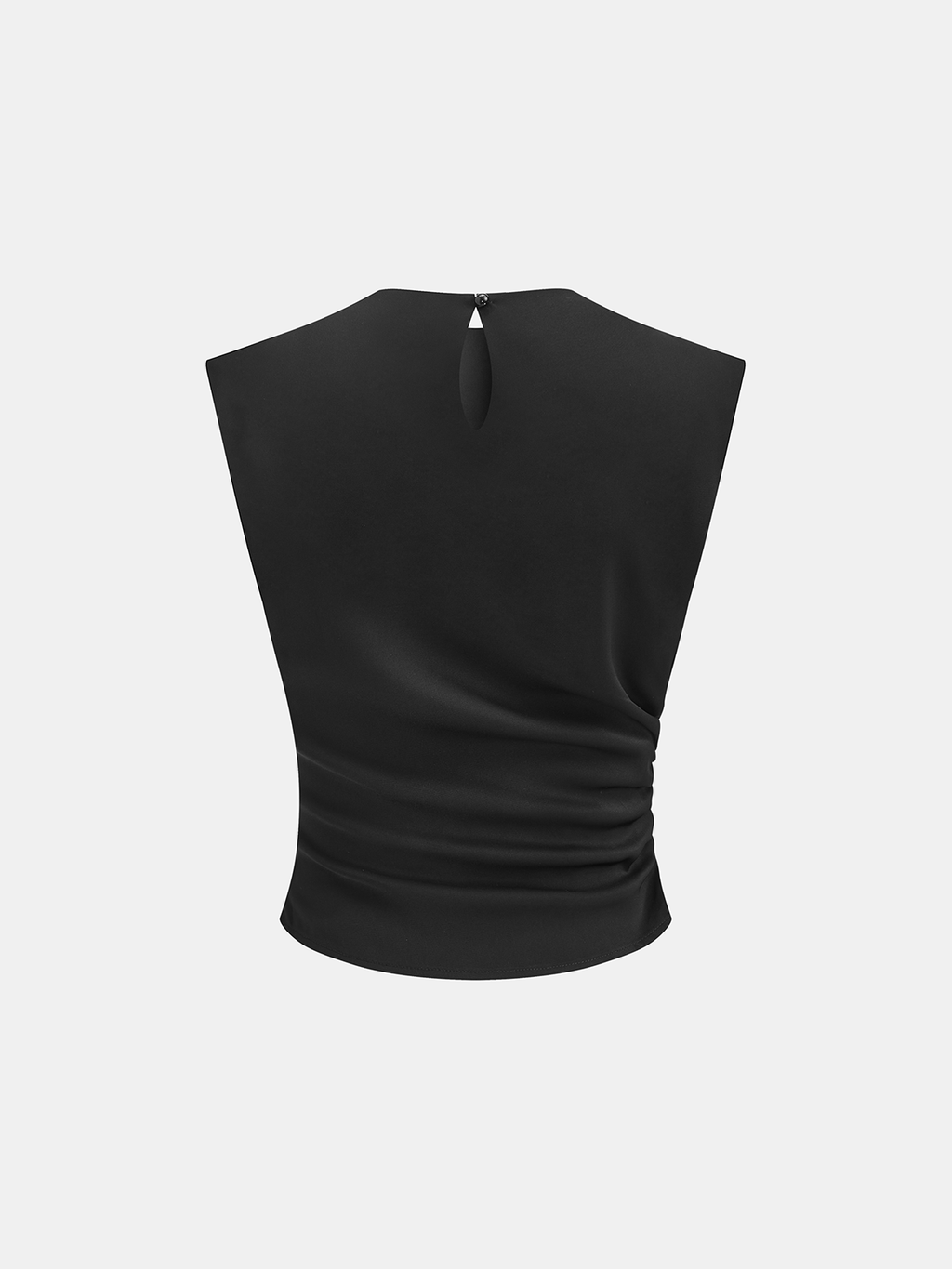 Sculpted Sleeveless Top & Pleated Pants Set