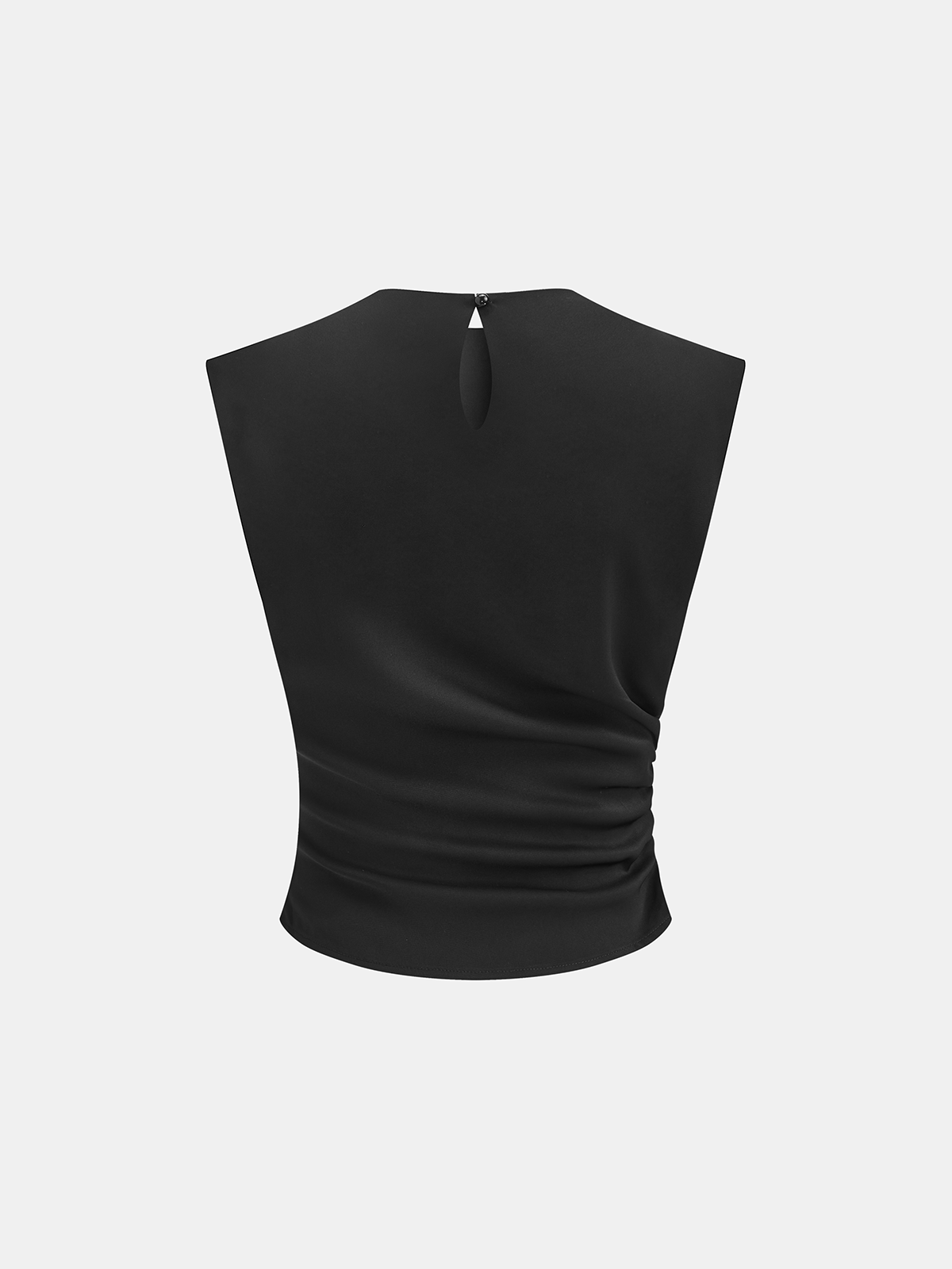 Sculpted Sleeveless Top & Pleated Pants Set