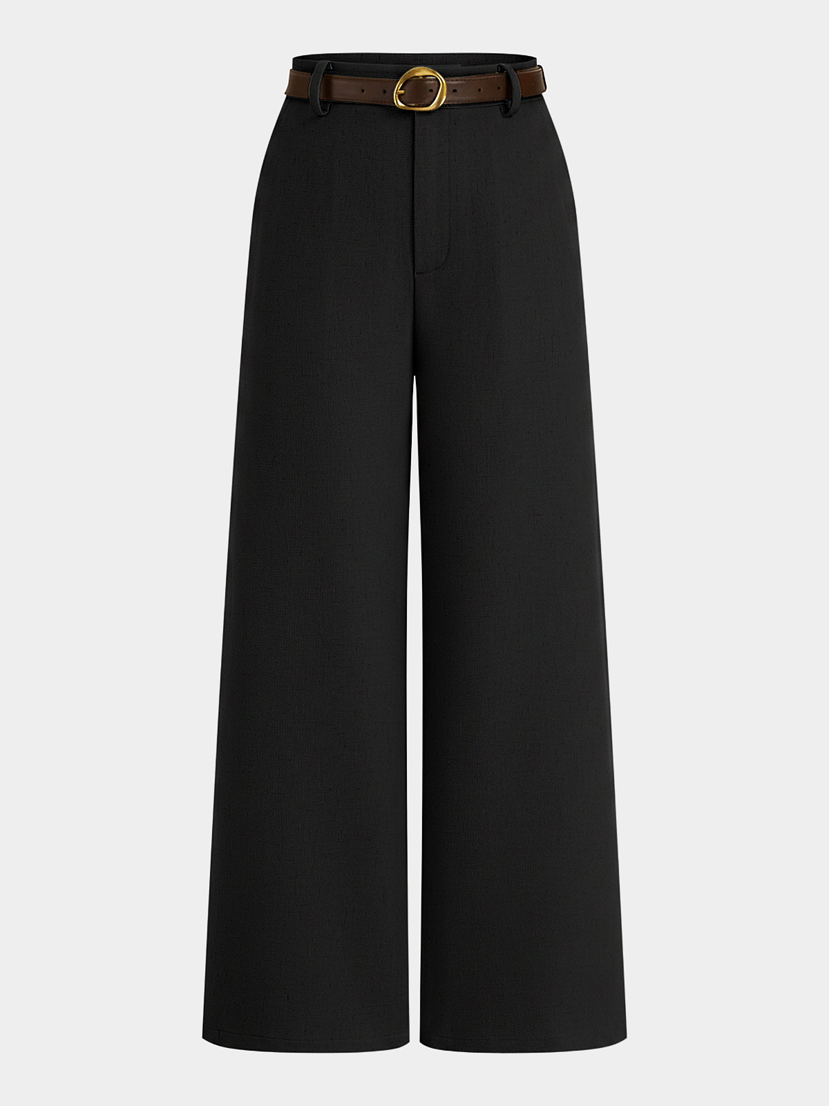 Breezy Days Belted Linen-Blend Pants