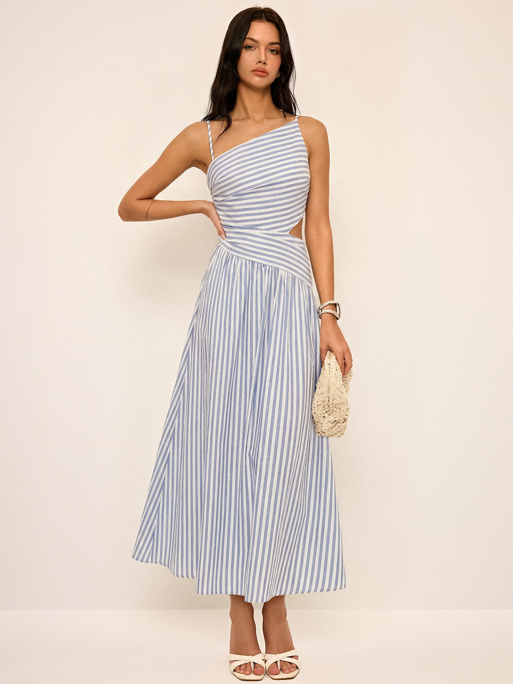 Striped Chic Maxi Dress