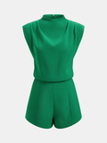 Draped Sleeveless Chic Love Romper