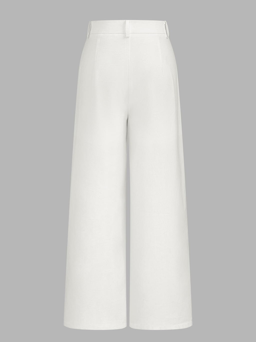 Breezy Linen Blend Mid-Waist Wide Leg Pants