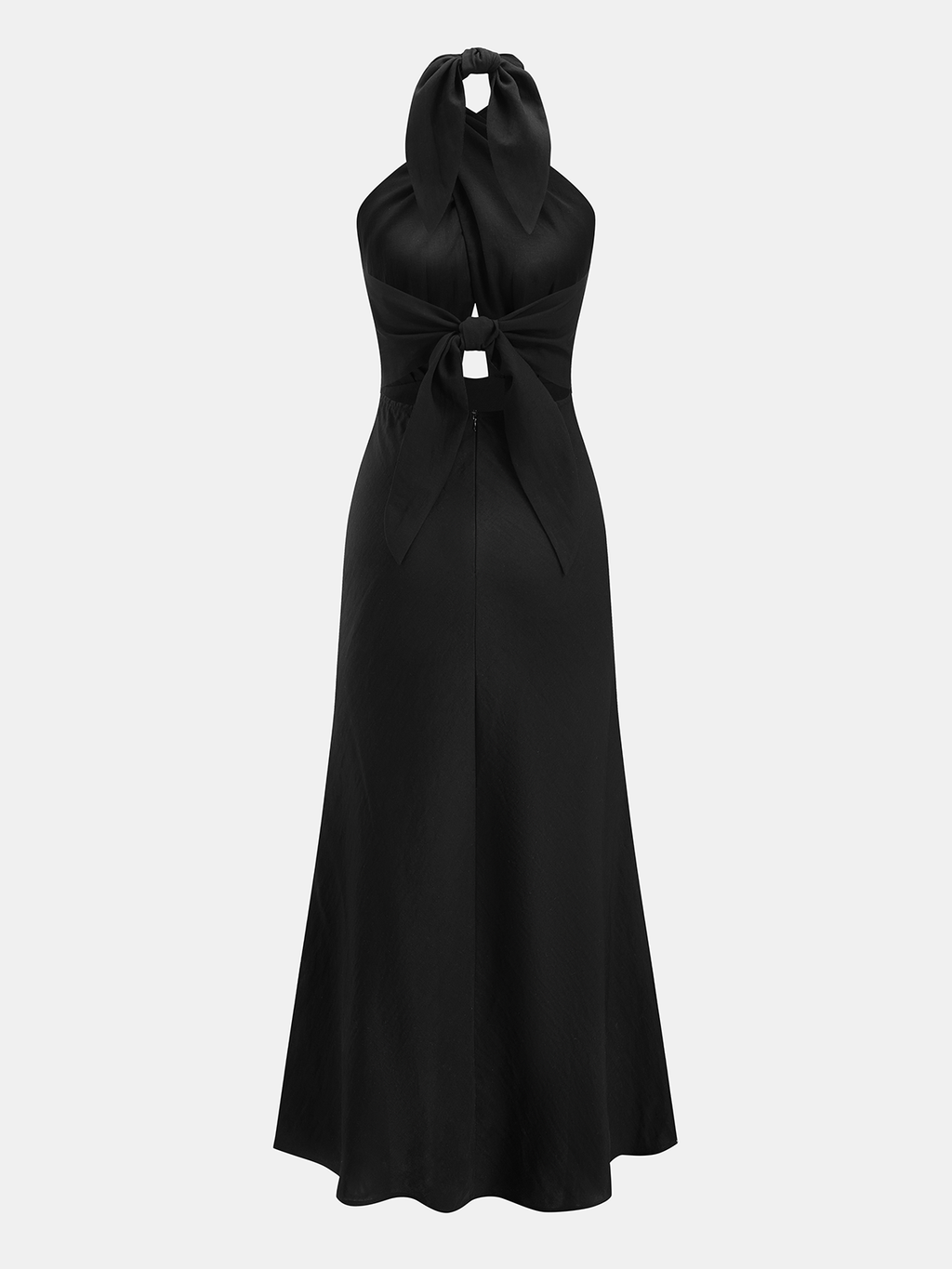 Haley Halter Neck Cut-Out Maxi Dress