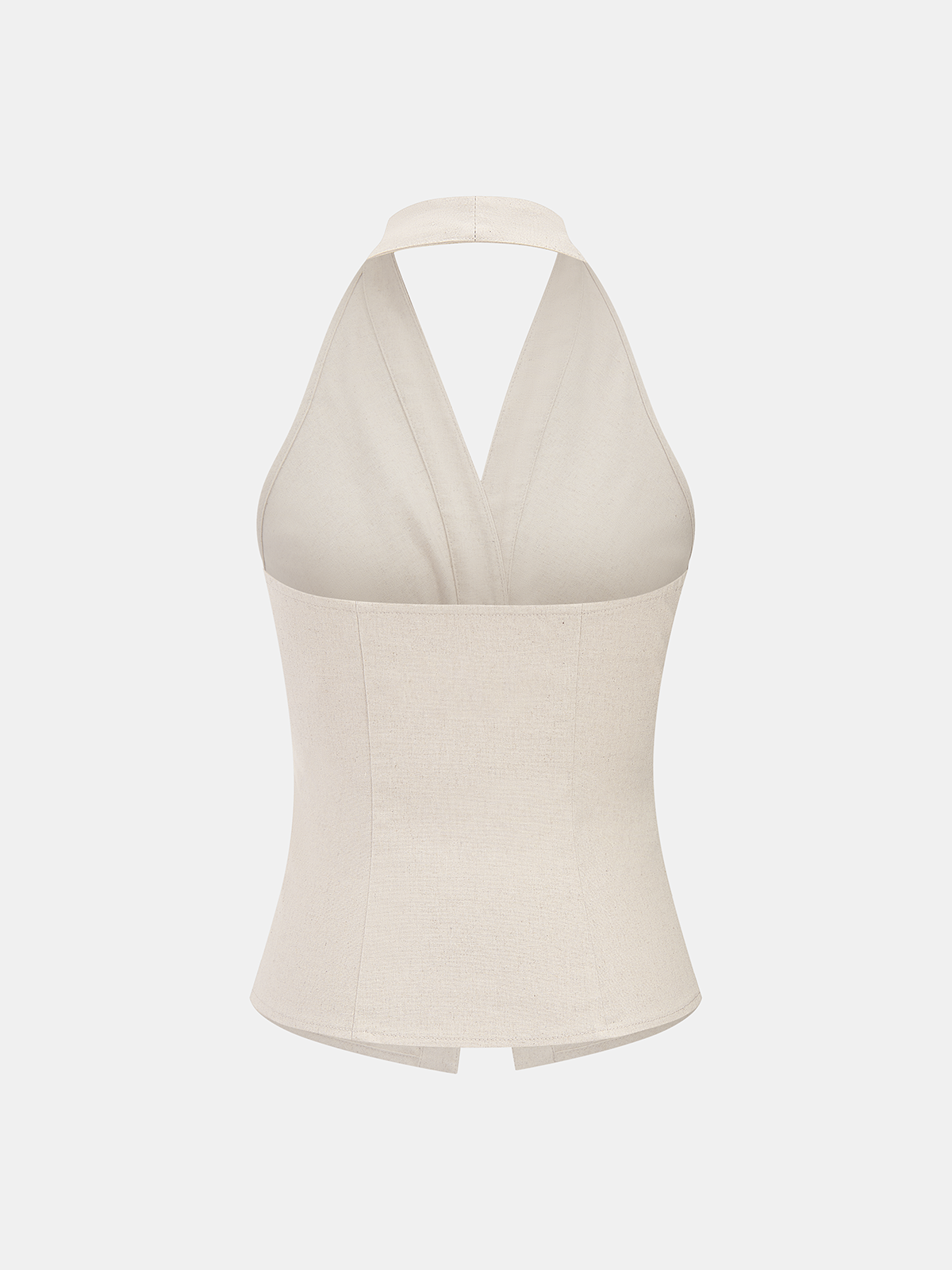 Riviera Linen Blend Halter Top & Pants Set