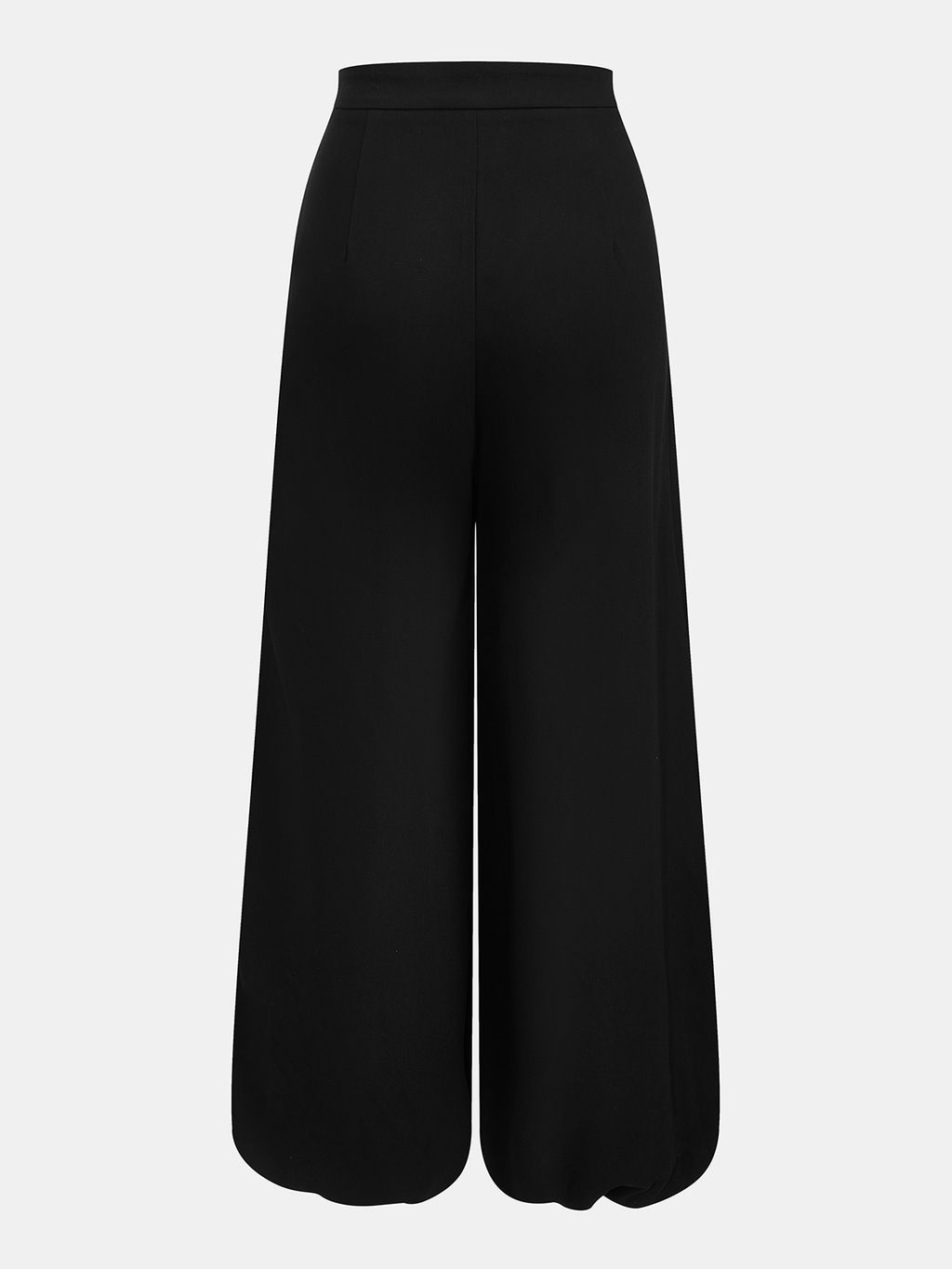 Theory Asymmetric Overlay Wide-Leg Pants