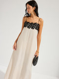 Laila Lace Trim Maxi Dress