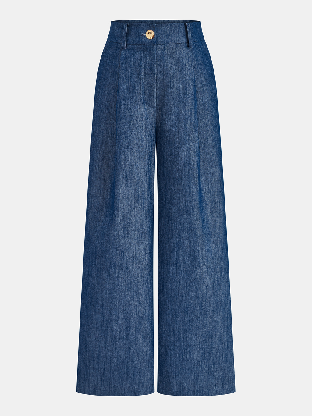 Knotted Cross-Tie Crop Top & Wide-Leg Pants Set