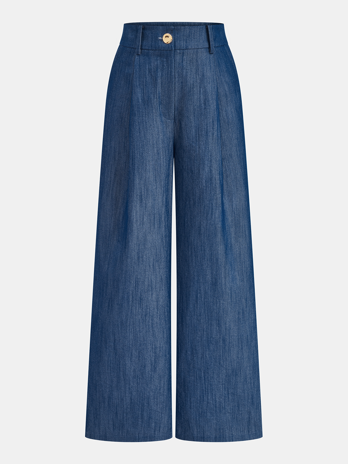 Knotted Cross-Tie Crop Top & Wide-Leg Pants Set