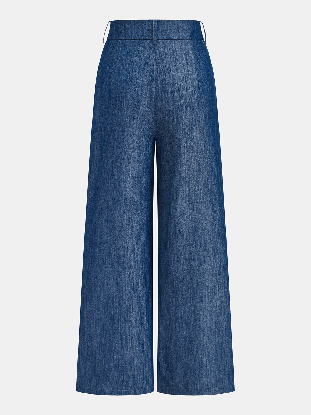 Knotted Cross-Tie Crop Top & Wide-Leg Pants Set