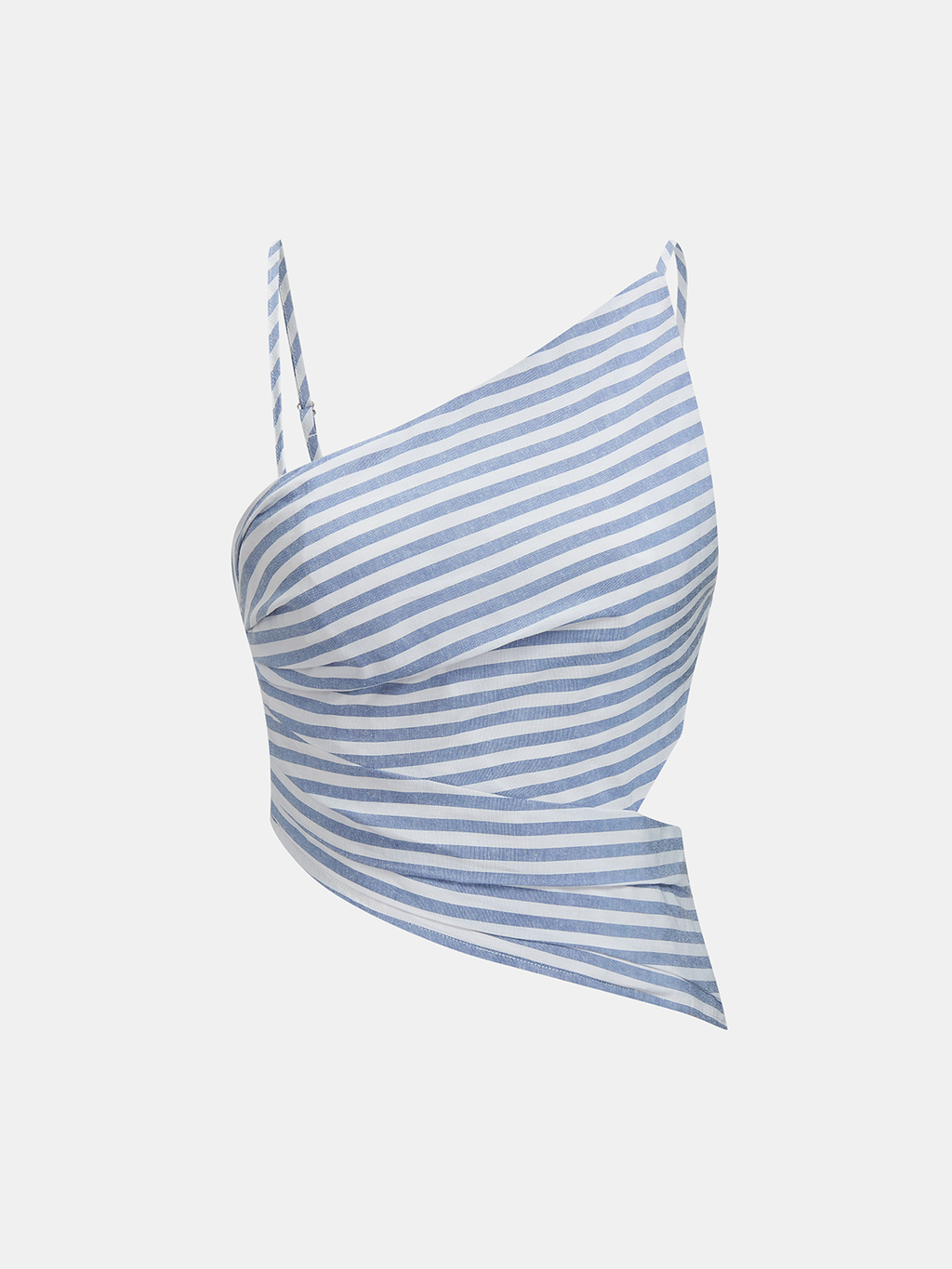 Simi Striped Cotton Blend Top & Shorts Set