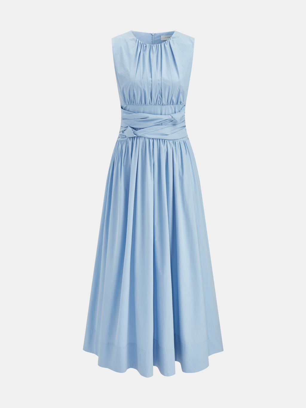 Gathered Glory Ruched Waist Maxi Dress