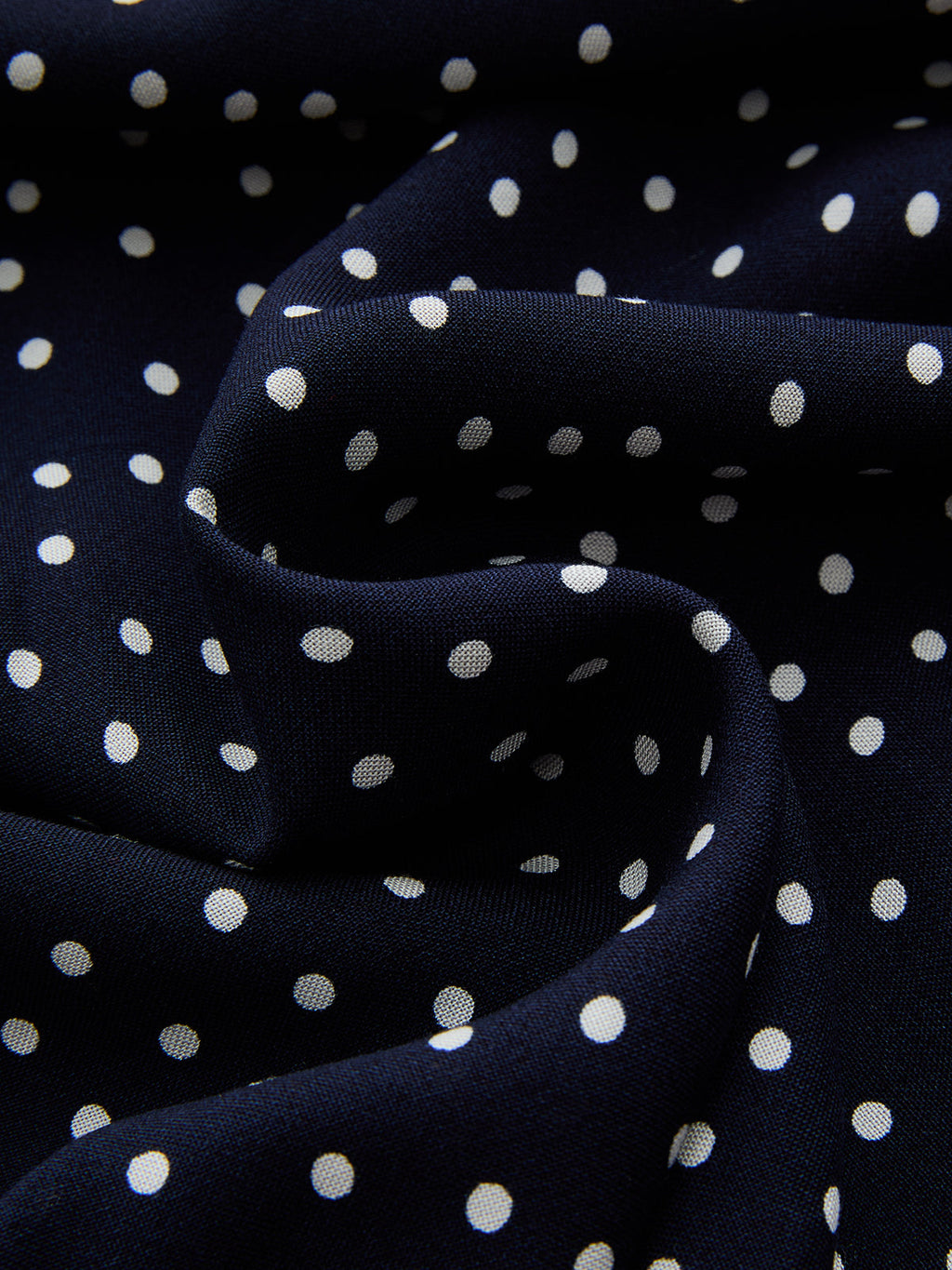 Dotted Darling Polka Dot Lace-Trim Dress