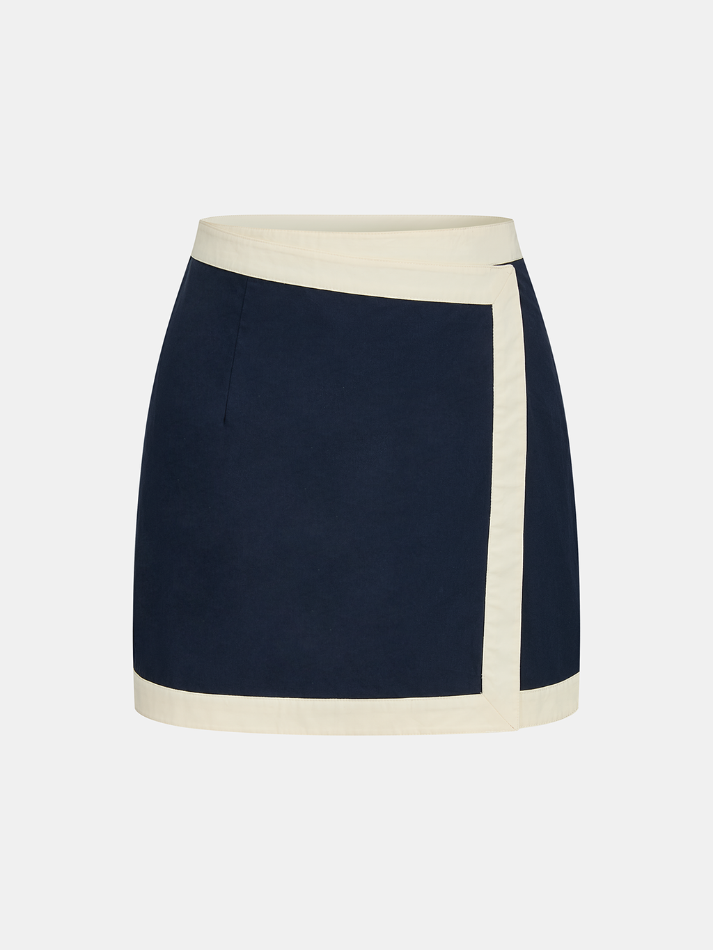 Prep Cotton Contrast Two Piece Skirt Set