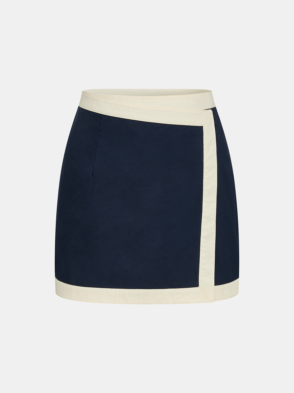 Prep Cotton Contrast Two Piece Skirt Set