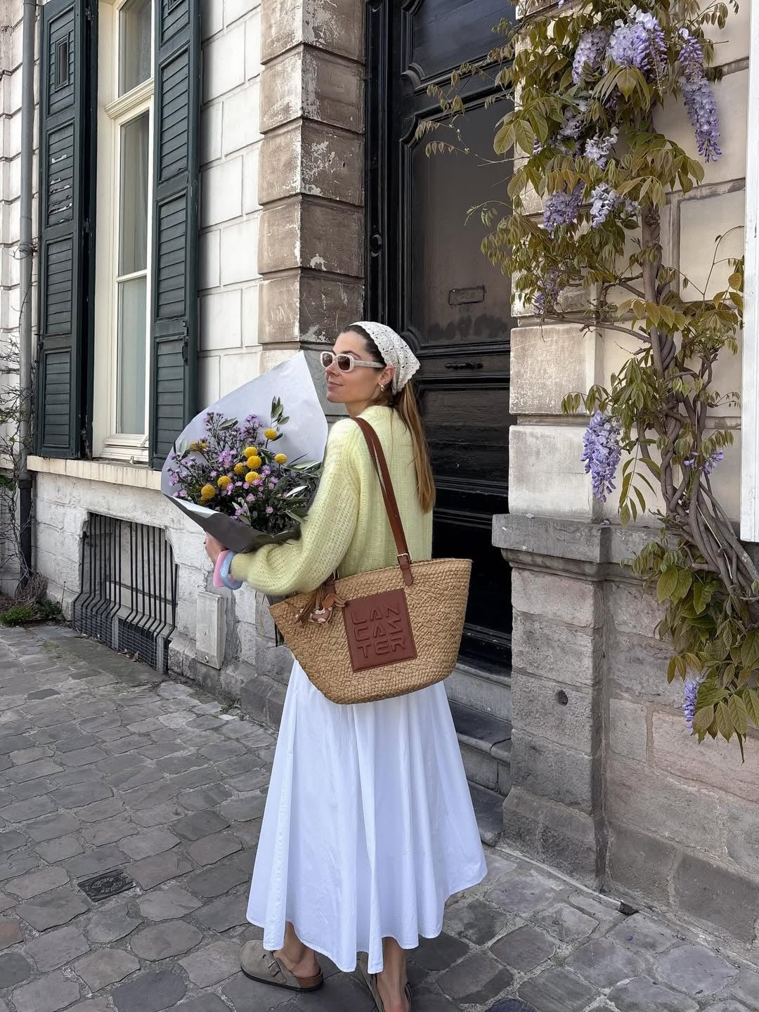 Sunday Cotton Pleated Maxi Skirt