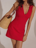 Tina Polly Sleeveless Short Dress