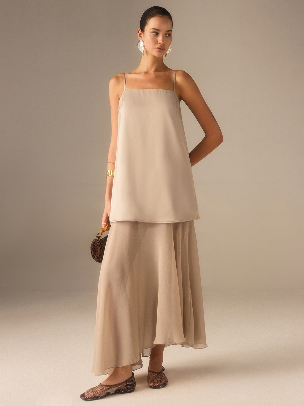 Maria 2-in-1 Cami Maxi Dress