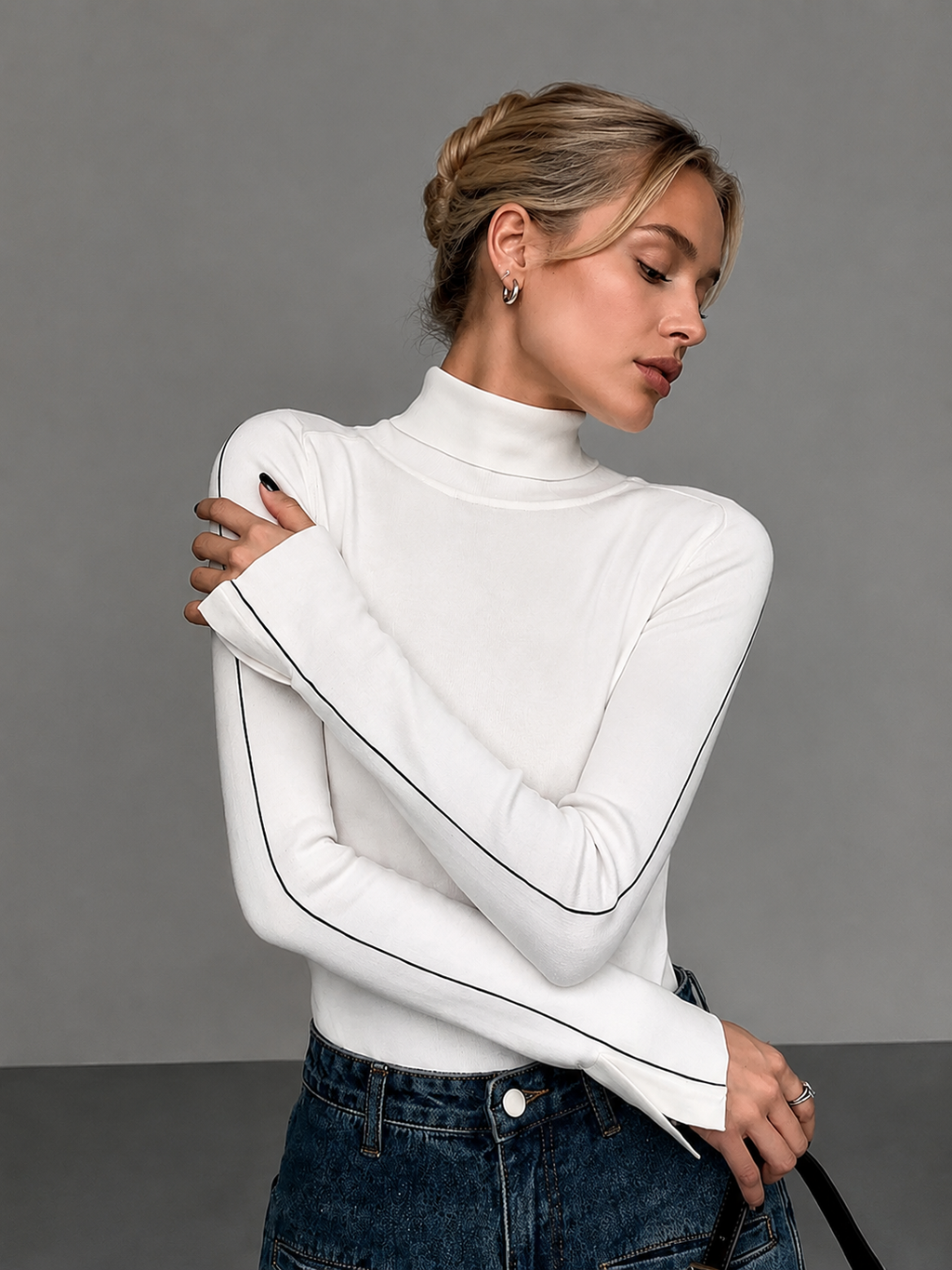 Sharp & Sweet Turtleneck Sweater