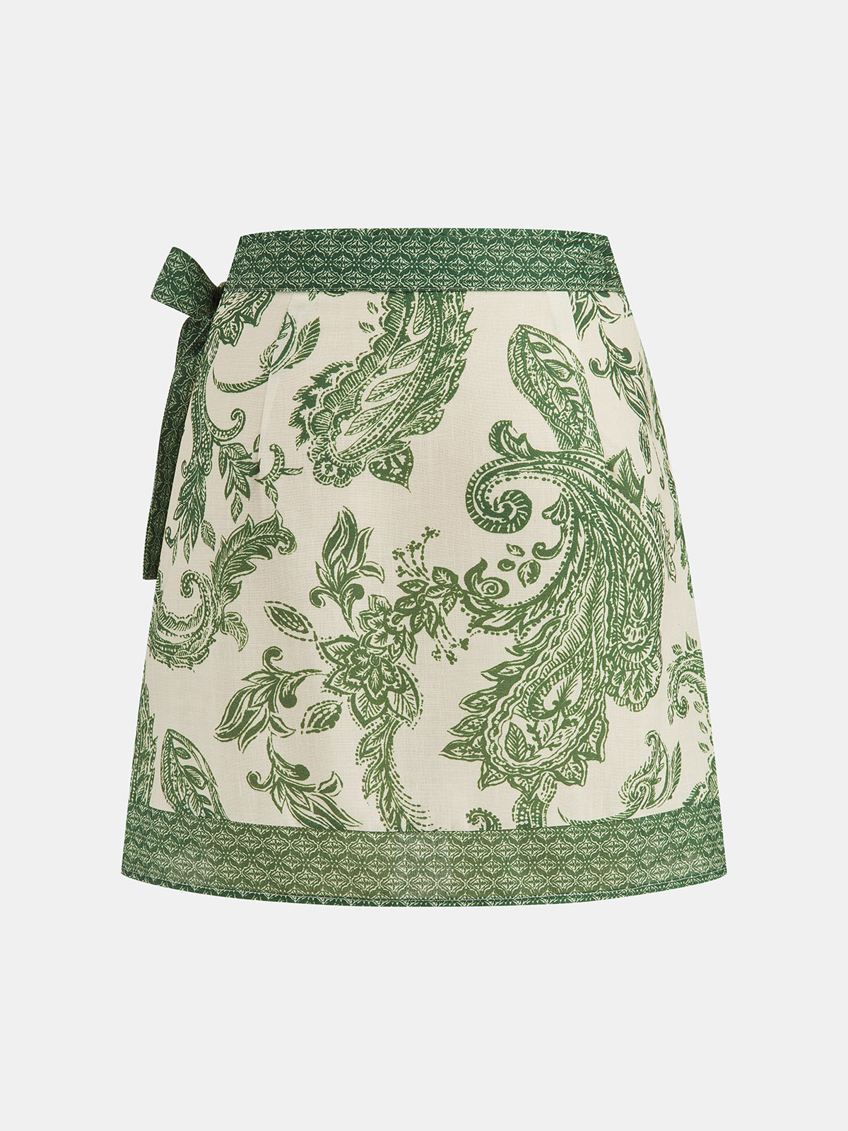 Wandering Eye Paisley Wrap Skirt