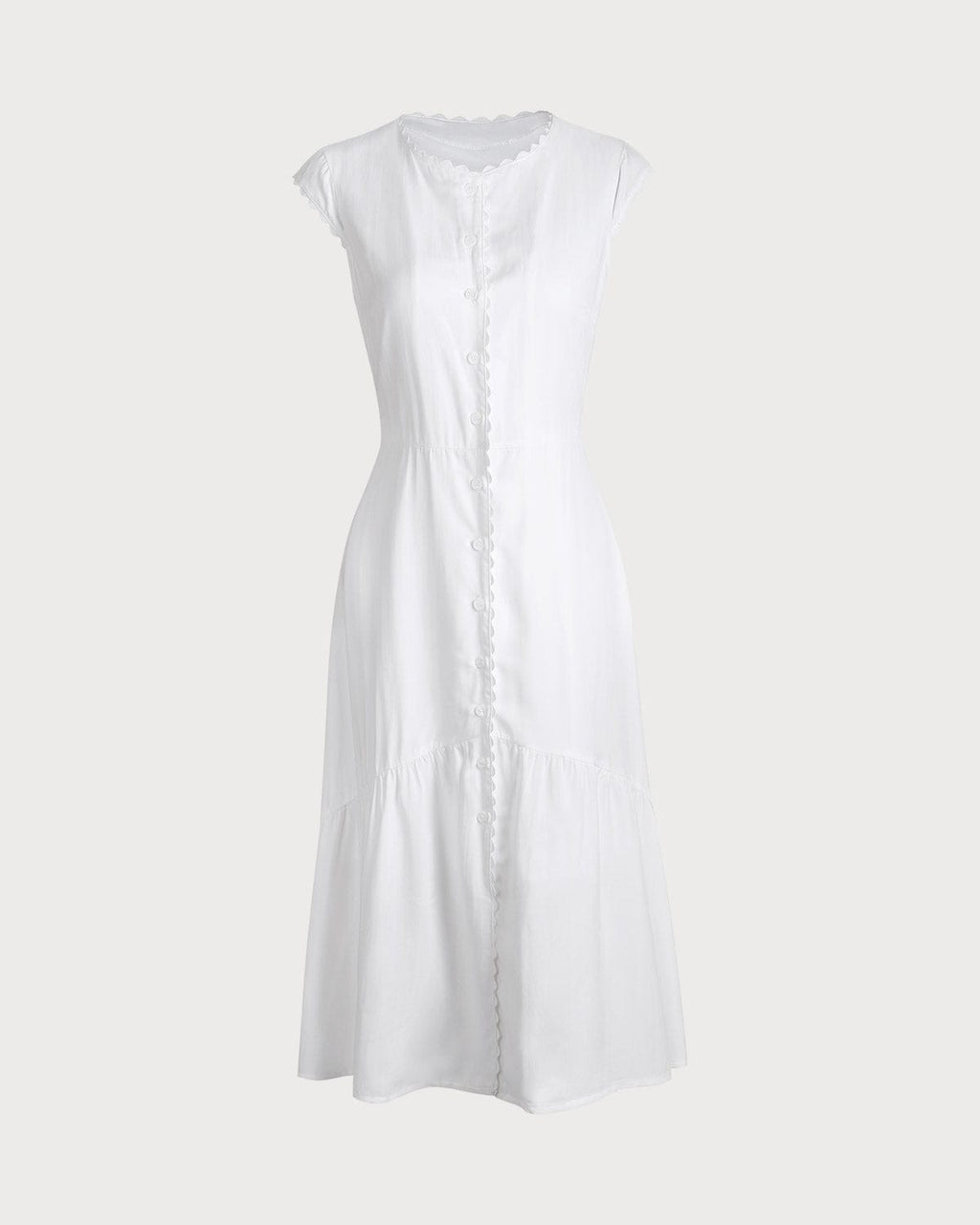 Her World Lapel Midi Dress