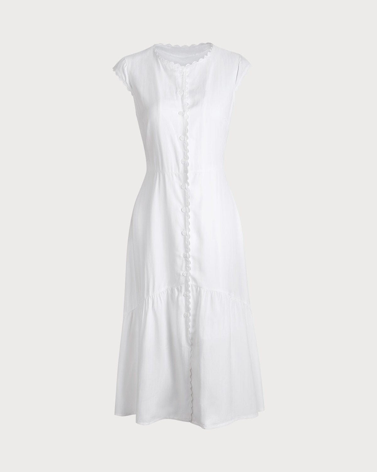 Her World Lapel Midi Dress