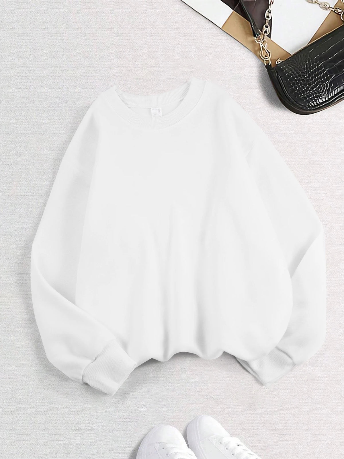 Upper West Casual Crewneck Pullover Sweatshirt