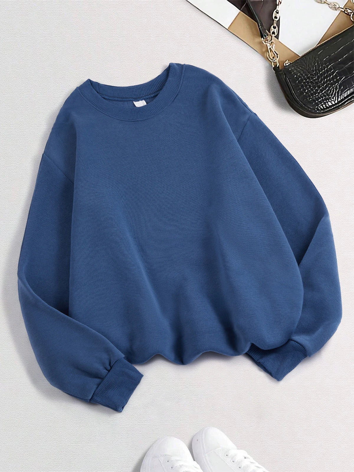 Upper West Casual Crewneck Pullover Sweatshirt