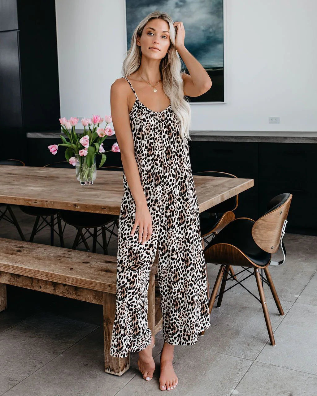 Bali Wide Leg Boho Airy Jumpsuit