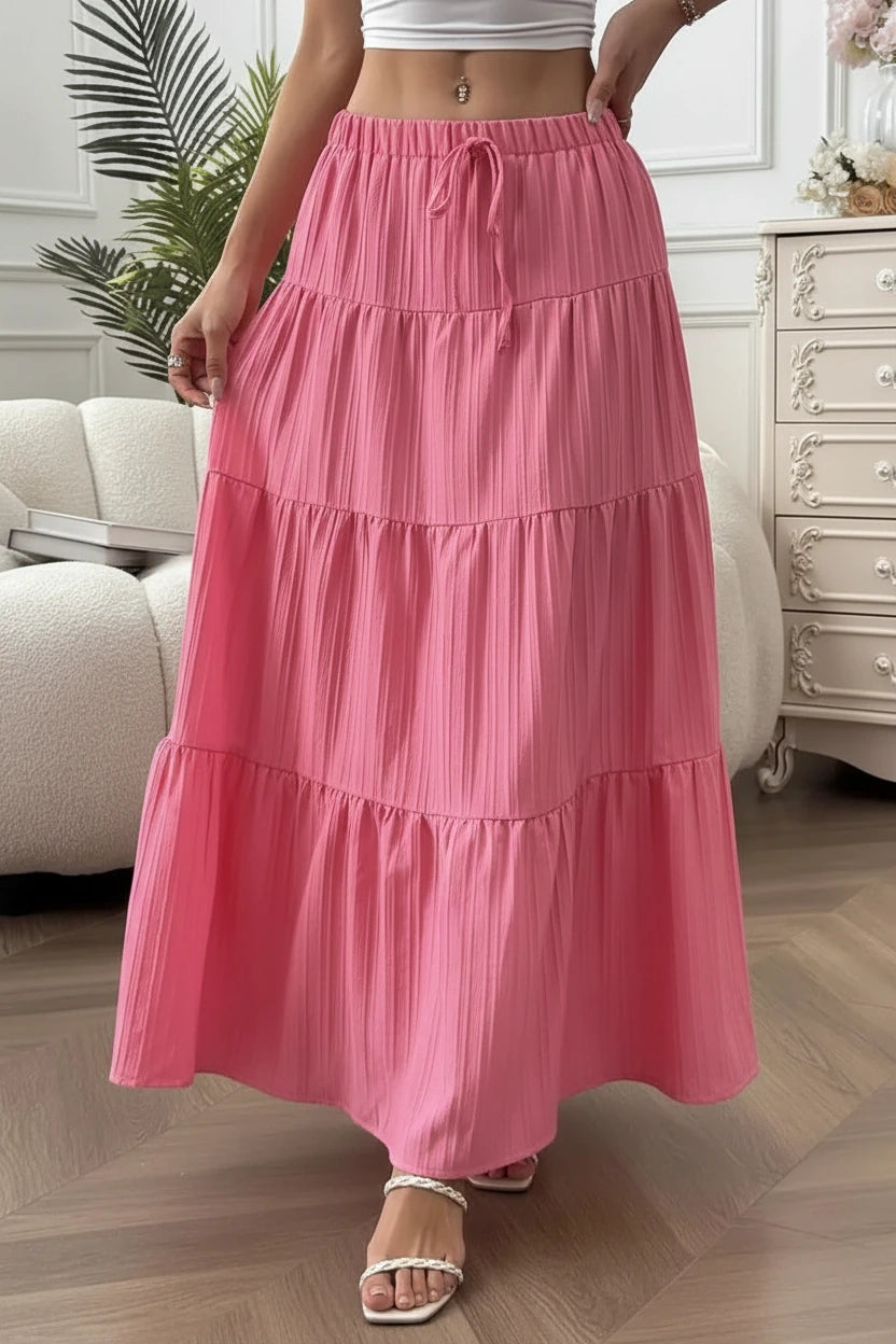 Leonora Loose Flared Maxi Skirt