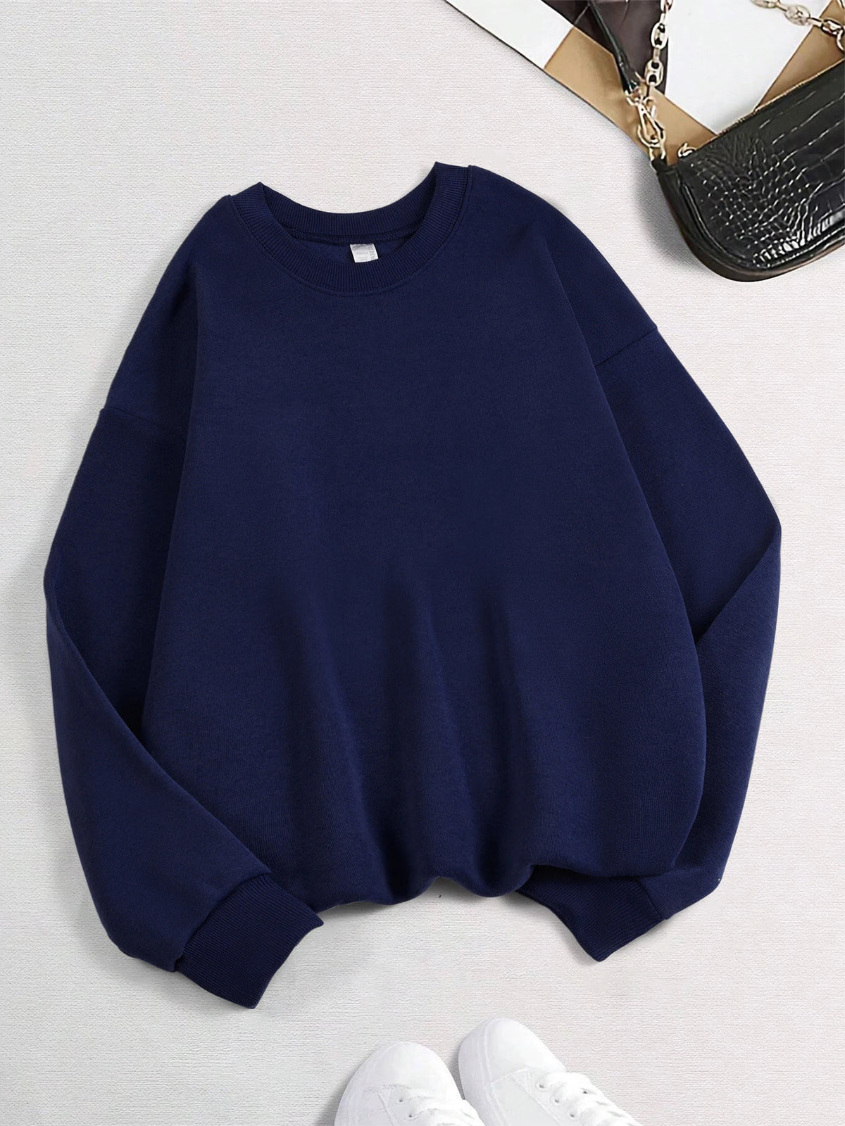 Upper West Casual Crewneck Pullover Sweatshirt