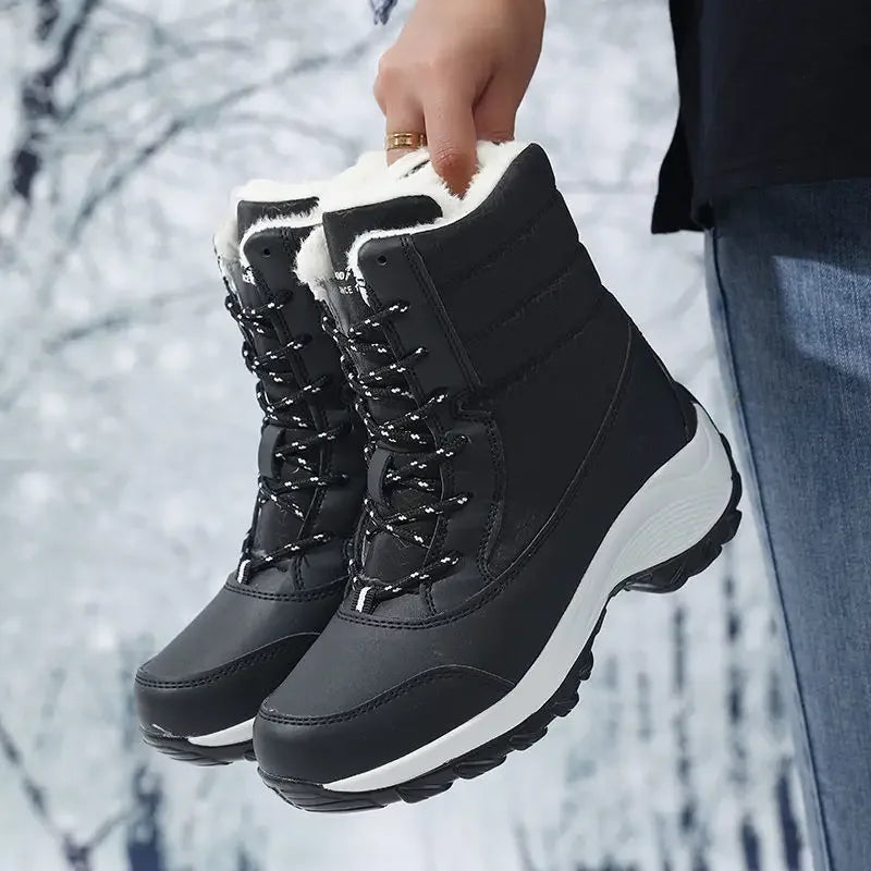 Harvest Fur Lined Winter Snow Boots