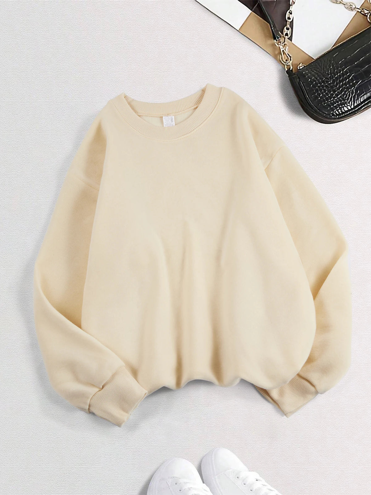 Upper West Casual Crewneck Pullover Sweatshirt