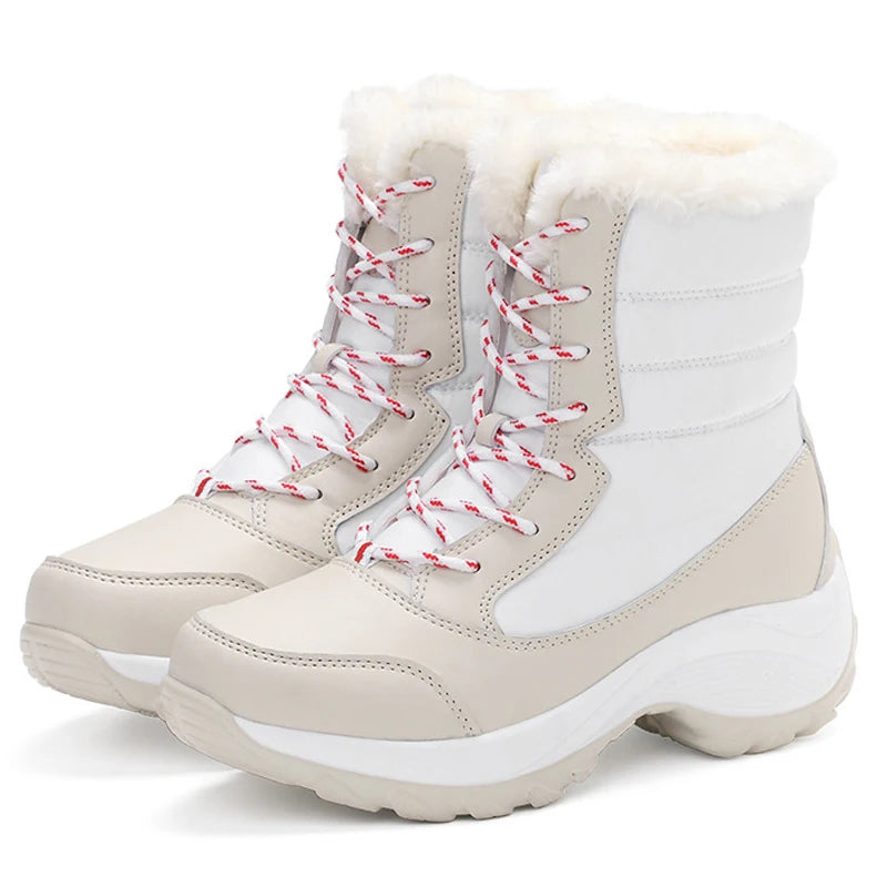 Harvest Fur Lined Winter Snow Boots