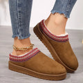 Alpine Fur-Lined Comfort Clog Shoes