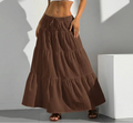 Leonora Loose Flared Maxi Skirt