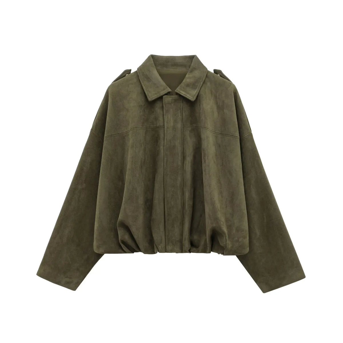 Inaya Chic Loose Suede Jacket