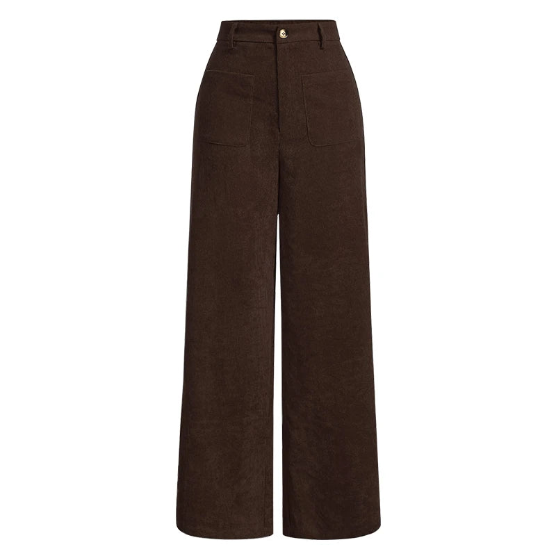 Mera Chic Wide Leg Trouser Pants