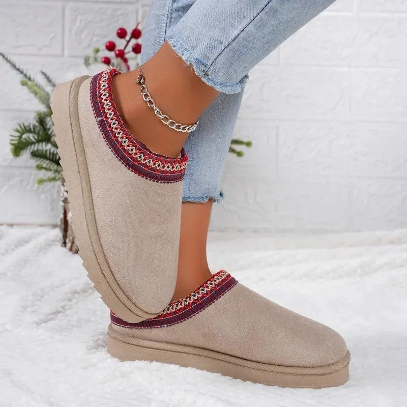 Alpine Fur-Lined Comfort Clog Shoes