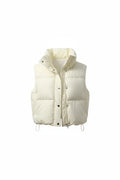 Elena Quilted Puffer Vest | Sleeveless Puffer Jacket
